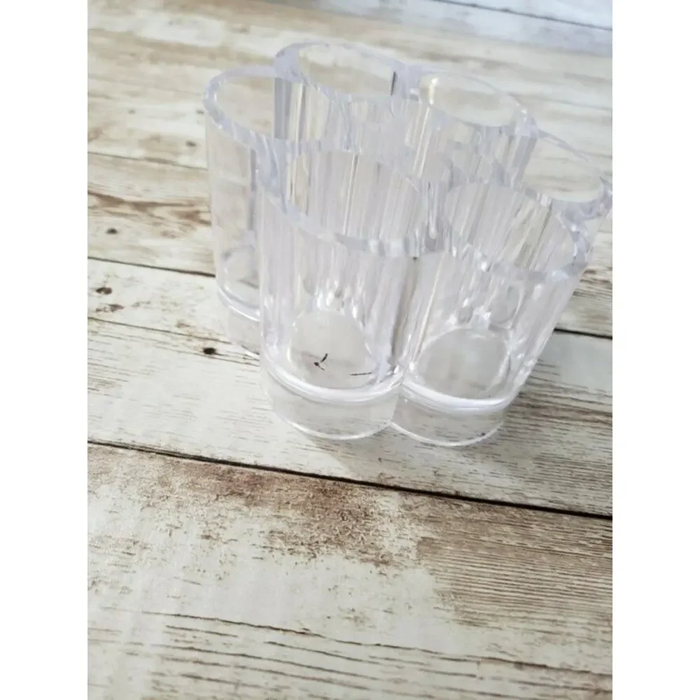 Cosmetic Holder - Clear Plastic - Used